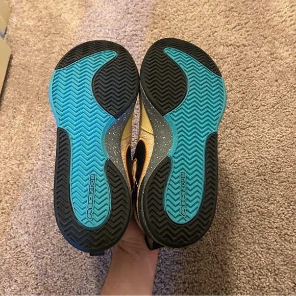 Nike Air Book 1 Mowabb Basketball Shoes Size 10 Sesame Dusty Cactus Devin Booker